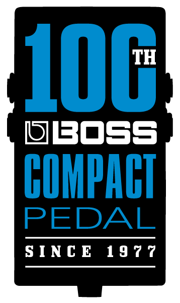 BOSS 100th COMPACT PEDAL ロゴ