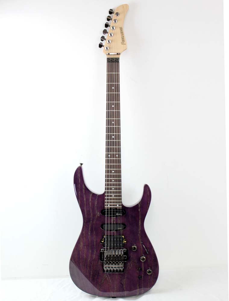 Fernandes FR DLX JPC 2015 STP Electric Guitar Made IN Japan SEE Through