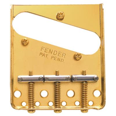 Fender 3-Saddle American Vintage Telecaster Bridge Assembly Gold ギター用ブリッジ