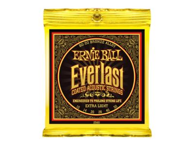 ERNIE BALL 2560 Everlast Coated 80/20 BRONZE ALLOY EXTRA LIGHT アコースティックギター弦