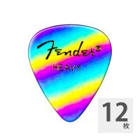 Fender 351 Shape Premium Picks Heavy Rainbow ギターピック 12枚