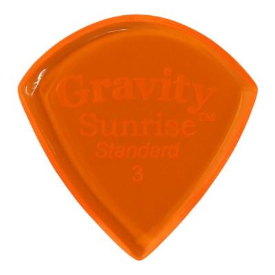 GRAVITY GUITAR PICKS sunrise -Standard- GSUS3P 3.0mm Orange ギターピック