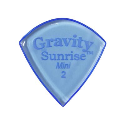 GRAVITY GUITAR PICKS sunrise -Mini- GSUM2P 2.0mm Blue ピック