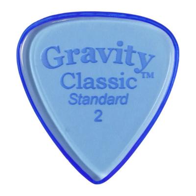 GRAVITY GUITAR PICKS Classic -Standard- GCLS2P 2.0mm Blue ピック
