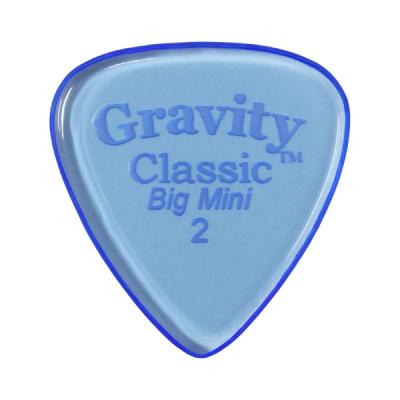 GRAVITY GUITAR PICKS Classic -Big Mini- GCLB2P 2.0mm Blue ギターピック