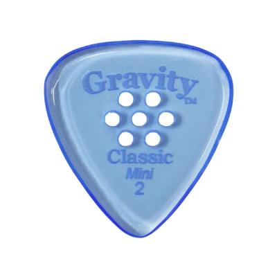 GRAVITY GUITAR PICKS Classic -Mini Multi-Hole- GCLM2PM 2.0mm Blue ギターピック