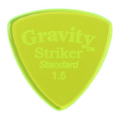 GRAVITY GUITAR PICKS Striker -Standard- GSRS15P 1.5mm Fluorescent Green ピック