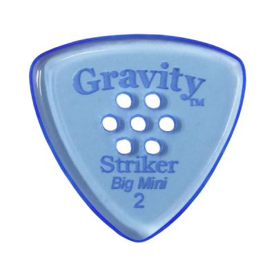 GRAVITY GUITAR PICKS Striker -Big Mini Multi-Hole- GSRB2PM 2.0mm Blue ピック