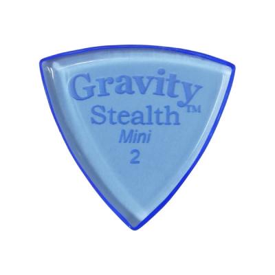 GRAVITY GUITAR PICKS Stealth -Mini- GSSM2P 2.0mm Blue ギターピック