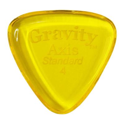 GRAVITY GUITAR PICKS Axis -Standard- GAXS4P 4.0mm Yellow ピック