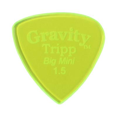 GRAVITY GUITAR PICKS Tripp -Big Mini- GTRB15P 1.5mm Fluorescent Green ピック