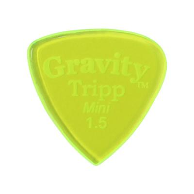 GRAVITY GUITAR PICKS Tripp -Mini- GTRM15P 1.5mm Fluorescent Green ギターピック