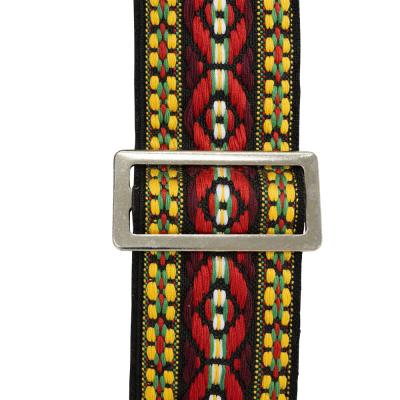 D’Andrea Ace Guitar Straps ACE-4 Bohemian Red ギターストラップ バックル