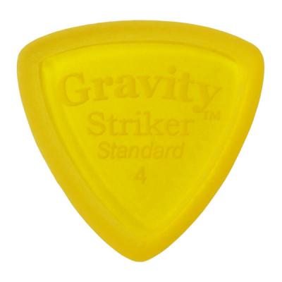 GRAVITY GUITAR PICKS Striker -Standard Master Finish- GSRS4M 4.0mm Yellow ギターピック