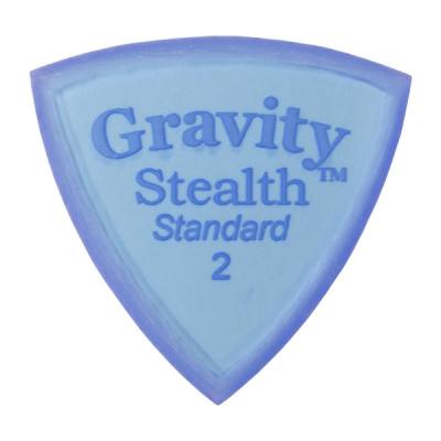 GRAVITY GUITAR PICKS Stealth -Standard Master Finish- GSSS2M 2.0mm Blue ギターピック