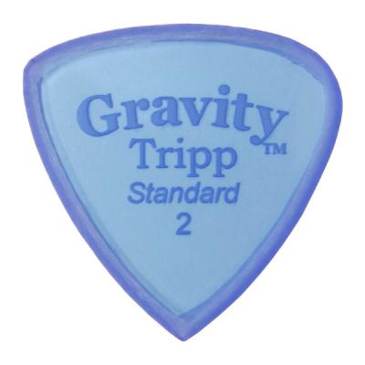 GRAVITY GUITAR PICKS Tripp -Standard Master Finish- GTRS2M 2.0mm Blue ギターピック