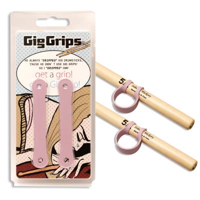 GigGrips Smokey Pink スティック用ラバーベルト