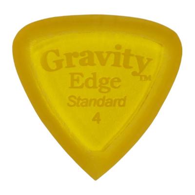 GRAVITY GUITAR PICKS Edge -Standard Master Finish- GEES4M 4.0mm Yellow ギターピック