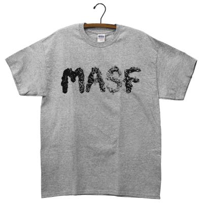 MASF Pedals ロゴTシャツ グレー XL
