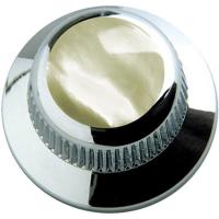 Q-parts UFO KNOB Mother of Pearl Shell in Chrome KCU-0722 コントロールノブ