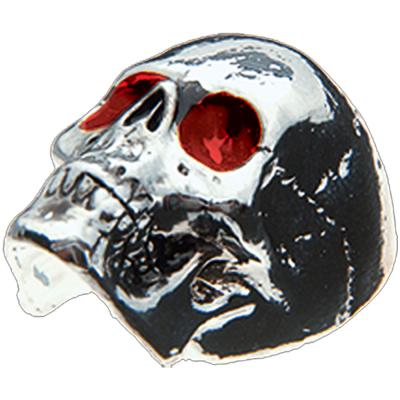Q-parts SKULL KNOB Jumbo Skull II Bloodshot Chrome KCJSIIB-0422 コントロールノブ