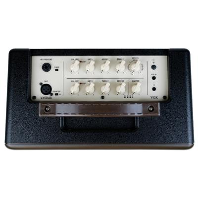 VOX VX50-AG 小型アコースティックギターアンプ コントロールパネル
