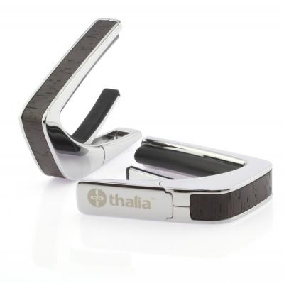 Thalia Capo 200 in Chrome Finish with African Wenge Inlay カポタスト