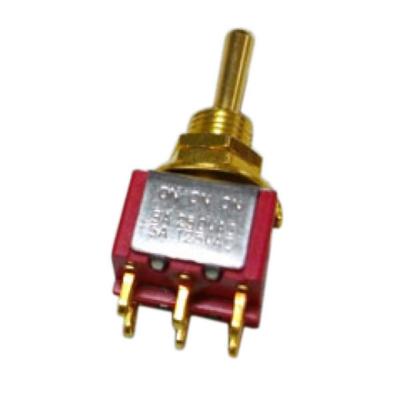 Montreux Mini Switch 6P ON-ON-ON Gold No.1426 ギターパーツ