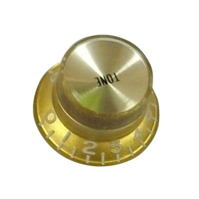 Montreux Inch Reflector Knob Tone Gold (G top) No.8244 ギターパーツ