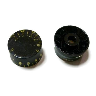 Montreux Vintage Tint Speed knob Black (2) No.8504 ギターパーツ