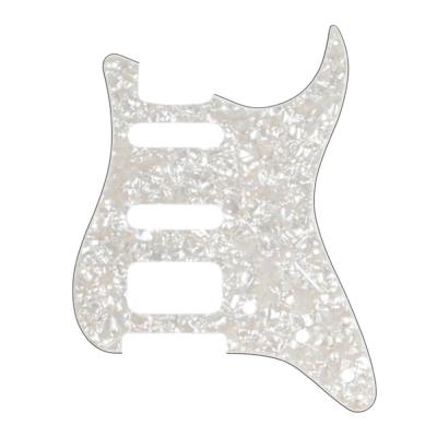 Fender Modern-Style Stratocaster H/S/S 11-Hole 4-Ply Aged White Pearl ピックガード