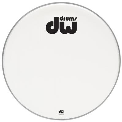 DW DW-DH-ACW18K AA Two-Ply White Drum Heads コーテッド バスドラム 18インチ ドラムヘッド