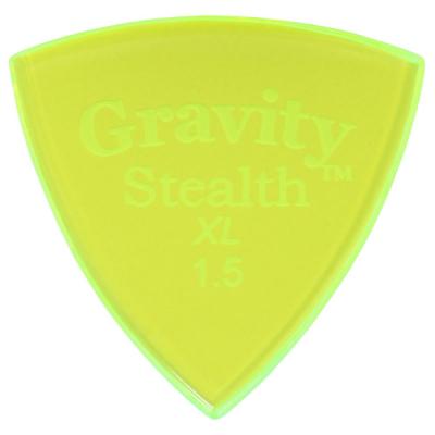 GRAVITY GUITAR PICKS Stealth -XL- GSSX15P 1.5mm Fluorescent Green ピック
