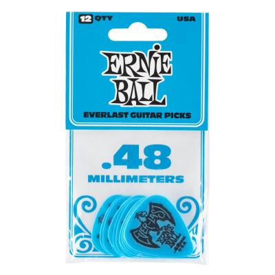 ERNIE BALL Everlast Guitar Picks ＃9181 Blue 0.48mm 12枚入り