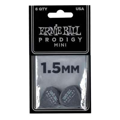 ERNIE BALL Prodigy Picks ＃9200 Black Mini 1.50mm 6枚入り