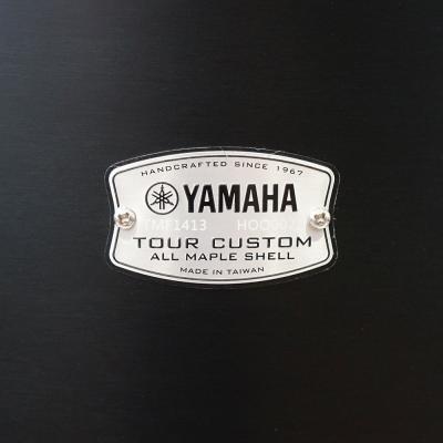 YAMAHA TMF1413LCS Tour Custom 14'×13' フロアタム ヤマハ ロゴプレート画像 マットな質感