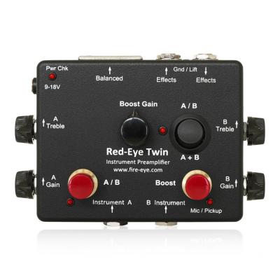 Fire-Eye Red-Eye Twin Instrument Preamplifier 2chプリアンプ DI エフェクター