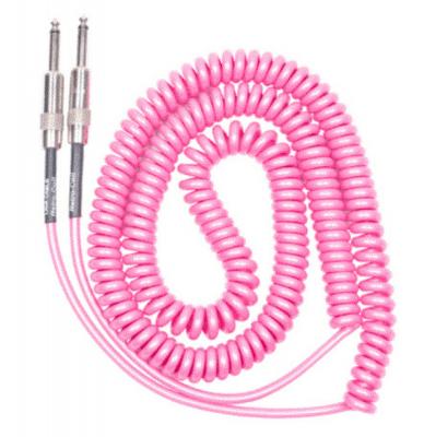 Lava Cable Retro Coil S-L 6.0m（実用長 3.0m）Hot Pink LCRCRHP ギターケーブル