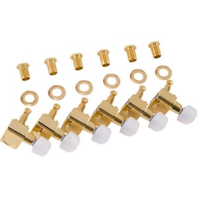 Fender Deluxe Cast/Sealed Guitar Tuning Machines with Pearl Buttons Gold ギター用ペグ