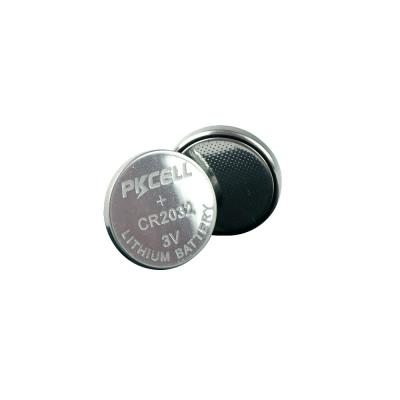 PKCELL BATTERY CR2032-5B 3.0V リチウム ボタン電池CR2032 5個パック 全体画像
