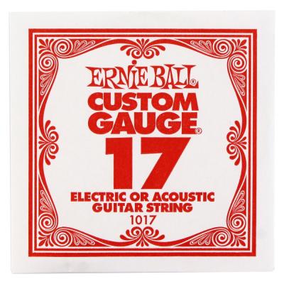ERNIE BALL 1017 PLAIN STEEL 017 ギター用バラ弦