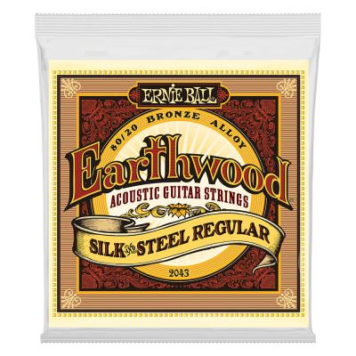 ERNIE BALL 2043 Earthwood Silk ＆ Steel Regular 80/20 Bronze 13-56 Gauge アコースティックギター弦