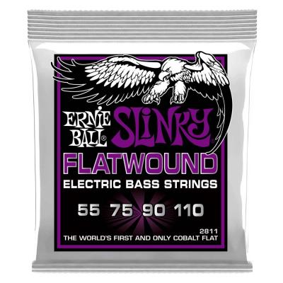 ERNIE BALL 2811 Power Slinky Flatwound 55-110 Gauge エレキベース弦