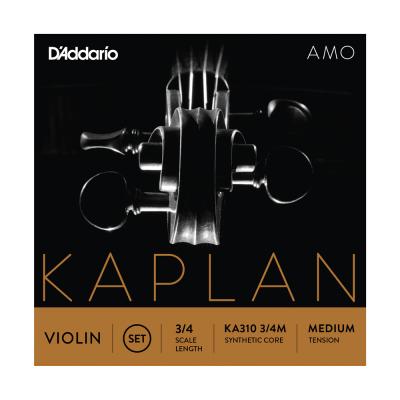 D’Addario KA310 3/4M Kaplan Amo Violin String Set 3/4 Scale Medium Tension　バイオリン弦セット 3/4スケール