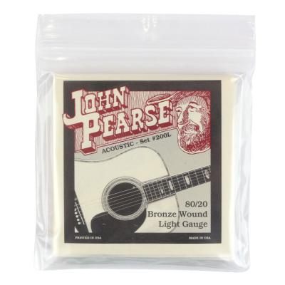John Pearse 200L アコースティックギター弦 12-53