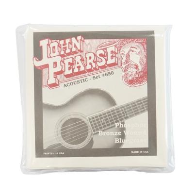 John Pearse 650 アコースティックギター弦 12-56