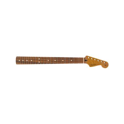 Fender Roasted Maple Stratocaster Neck 22 Jumbo Frets 12" Pau Ferro Flat Oval Shape ギターネック