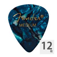 Fender 351 Shape Ocean Turquoise Medium ギターピック 12枚入り