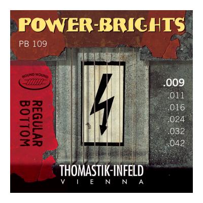 Thomastik-Infeld PB109 Power Bright Series Regulae Bottom 09-42 エレキギター弦