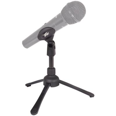 PEAVEY Microphone Desktop Tripod Stand 卓上マイクスタンド ピーヴィー マイクを設置した画像